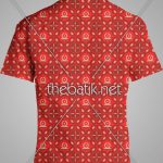 Pesan Batik Desain Sendiri – Design Seragam Batik Custom 3 Warna : Marun, Merah, Kuning Keemasan
