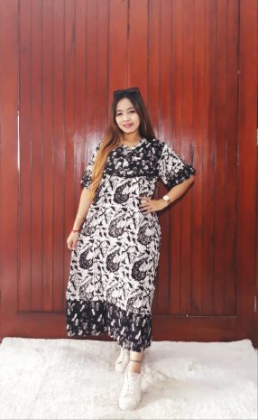 Daster Batik Rempel Bahan Rayon Adem Busui