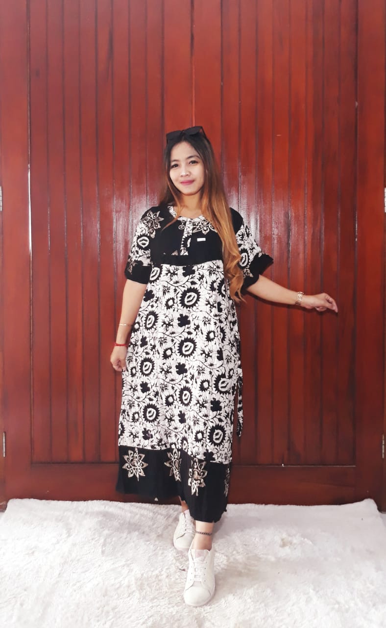 Daster Batik Rempel Bahan Rayon Adem Busui