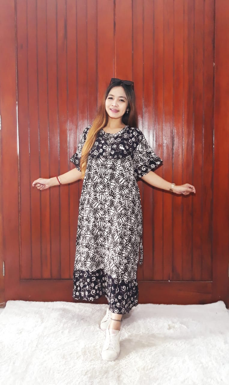 Daster Batik Rempel Bahan Rayon Adem Busui