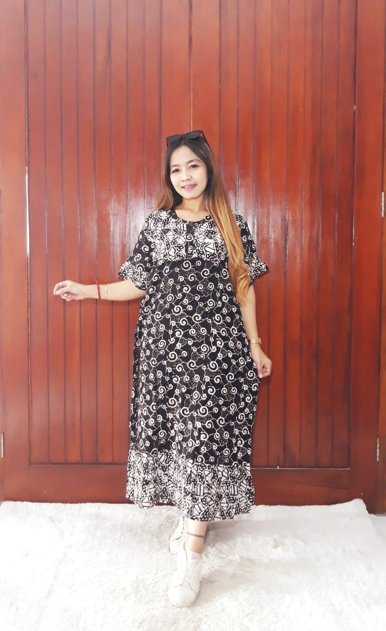 Daster Batik Rempel Bahan Rayon Adem Busui