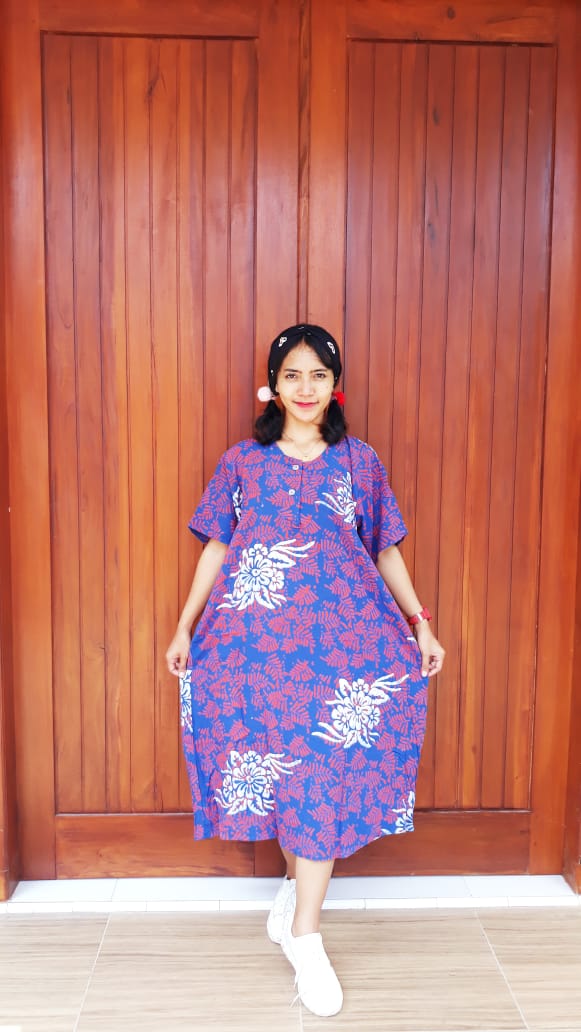 Daster Ibu Jumbo Busui Baju Tidur Batik Pekalongan