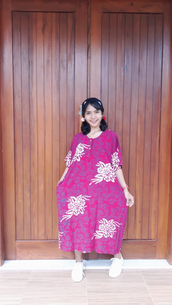 Daster Ibu Jumbo Busui Baju Tidur Batik Pekalongan