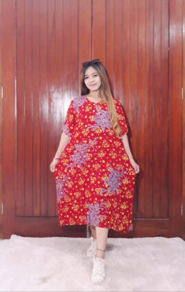 Daster Ibu Jumbo Busui Baju Tidur Batik Pekalongan