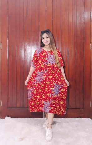 Daster Ibu Jumbo Busui Baju Tidur Batik Pekalongan