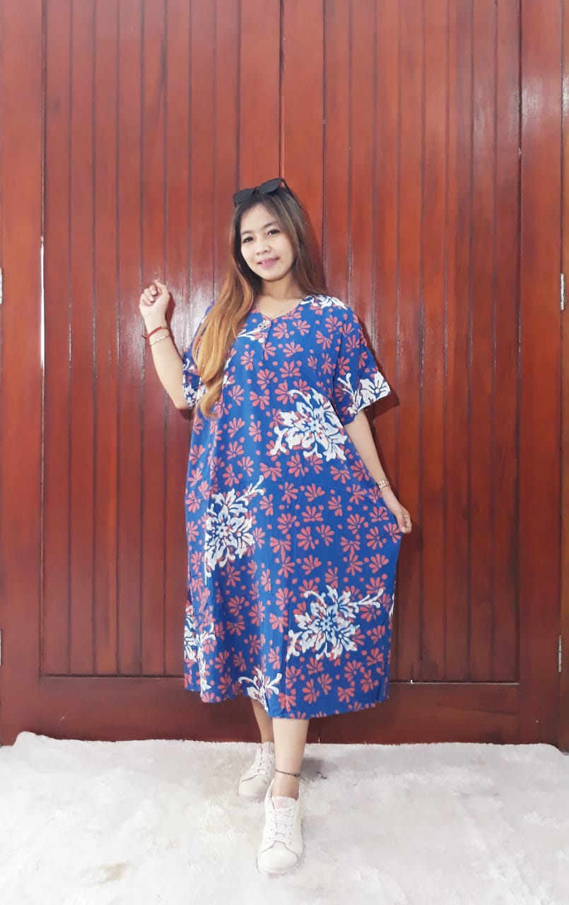 Daster Ibu Jumbo Busui Baju Tidur Batik Pekalongan