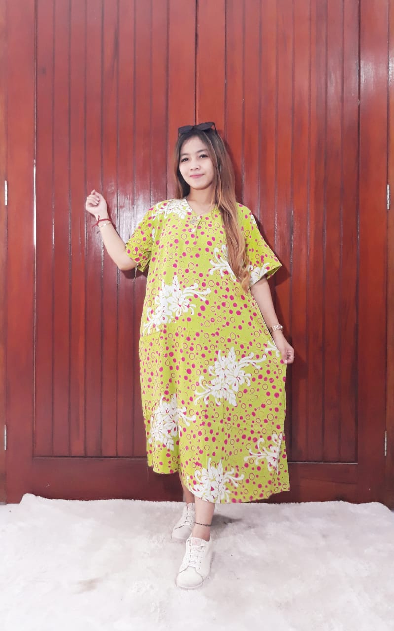 Daster Ibu Jumbo Busui Baju Tidur Batik Pekalongan