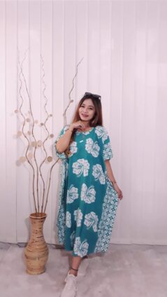 Daster Lowo Bahan Rayon Batik Pastel Warna