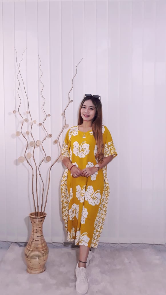 Daster Lowo Bahan Rayon Batik Pastel Warna