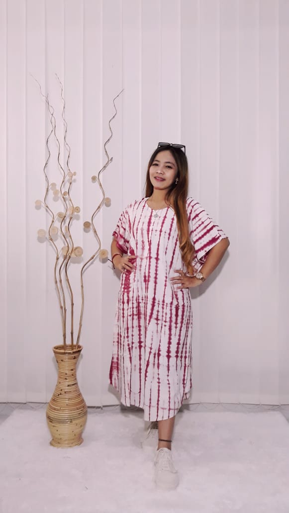 Daster Lowo Tie Dye Batik Rayon Adem