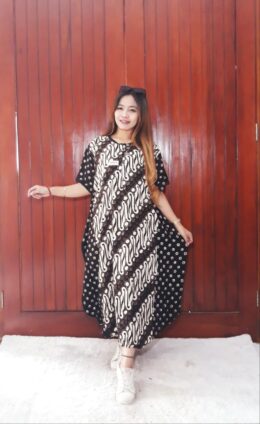 Daster Rayon Batik Lowo Lengan Pendek
