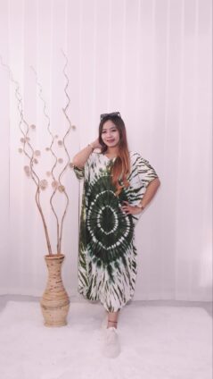 Daster Rayon Model Kelelawar Batik Jumputan