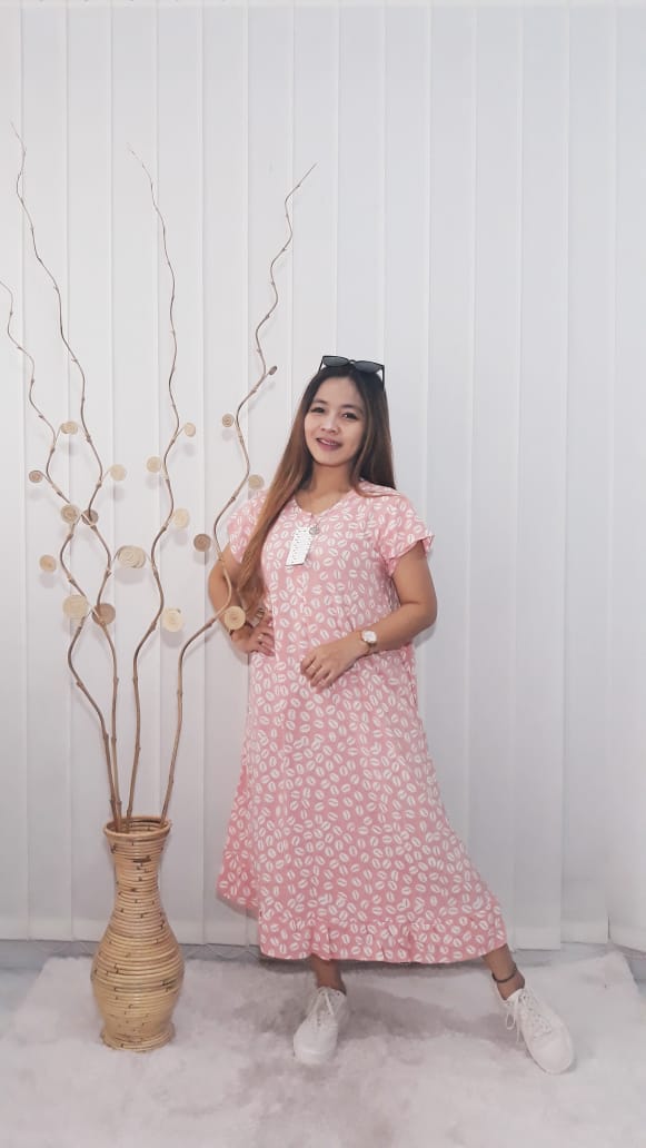 Daster Semi Payung Imanies Lengan Tumpuk Rayon