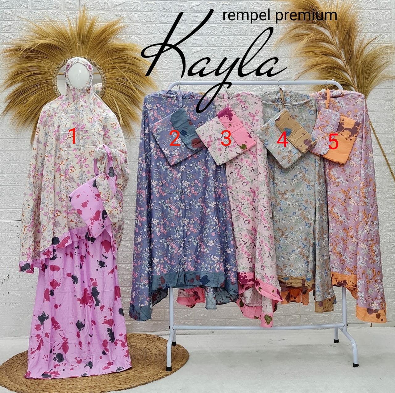 Grosir Hampers Lebaran Mukena Murah Jumbo Rayon