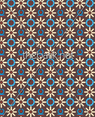 Kain Batik Motif Sendiri – Design Seragam Batik Custom 3 Warna : Coklat, Biru, Kuning