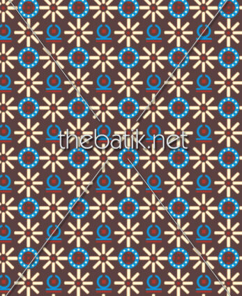Kain Batik Motif Sendiri – Design Seragam Batik Custom 3 Warna : Coklat, Biru, Kuning