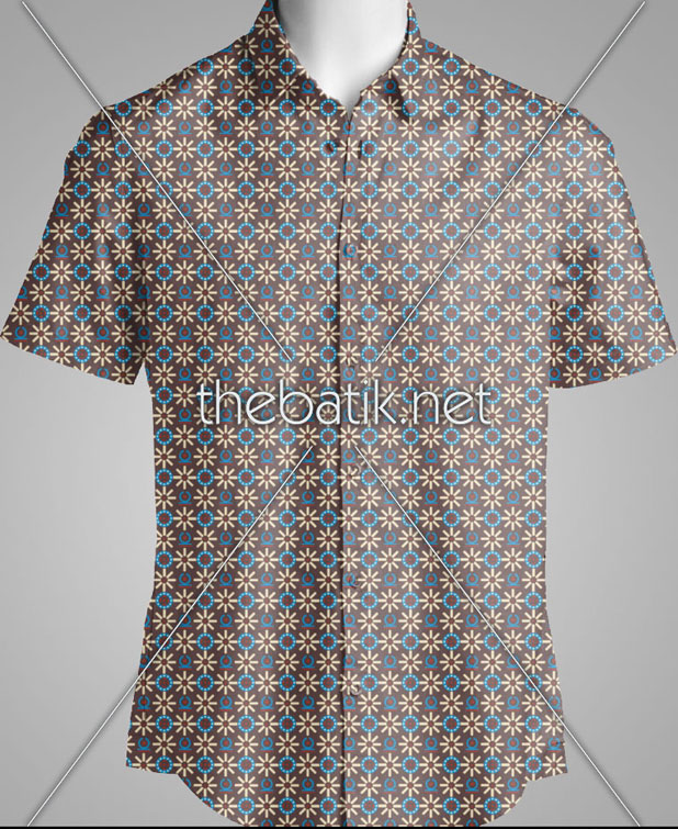 Kain Batik Motif Sendiri – Design Seragam Batik Custom 3 Warna : Coklat, Biru, Kuning