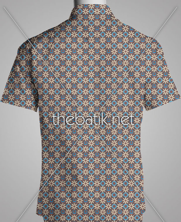 Kain Batik Motif Sendiri – Design Seragam Batik Custom 3 Warna : Coklat, Biru, Kuning