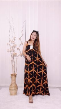 Long Dress Tali Maribeth Rayon Batik Jumputan