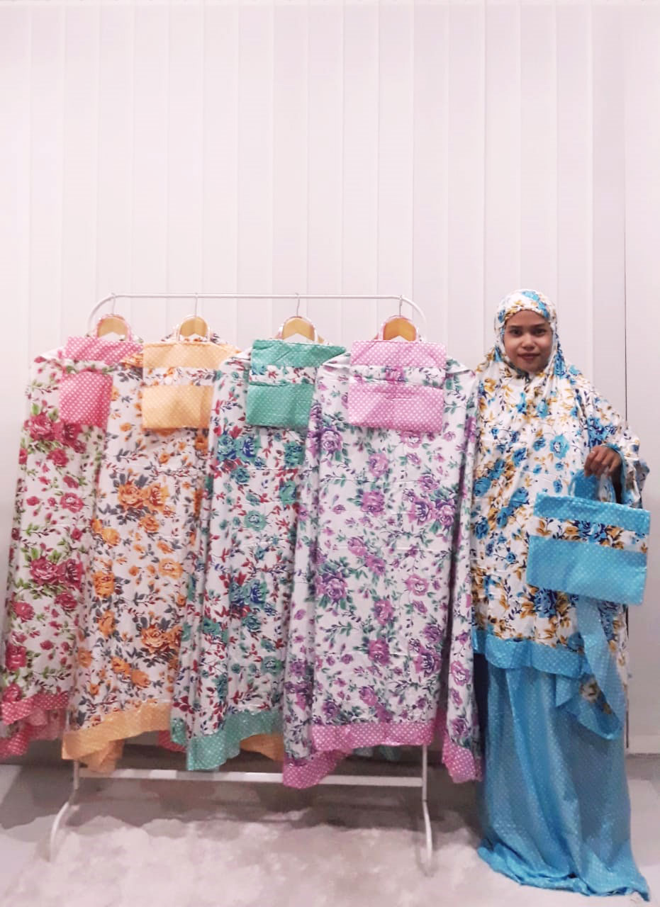 Parsel Mukena Rayon Hampers Lebaran Bonus Tas