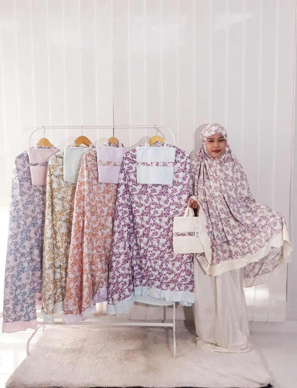 Parsel Mukena Rayon Hampers Lebaran Bonus Tas