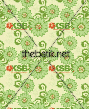 Pesan Batik Desain Sendiri – Design Seragam Batik Custom 3 Warna : Hijau Muda, Hijau Tua, Orange