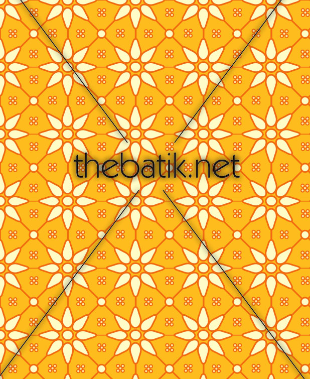 Pesan Kain Motif Sendiri – Design Seragam Batik Custom 2 Warna : Kuning, Oranye