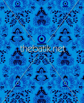 Pesan Kain Motif Sendiri – Design Seragam Batik Custom 3 Warna : Biru Muda, Biru Tua, Hitam