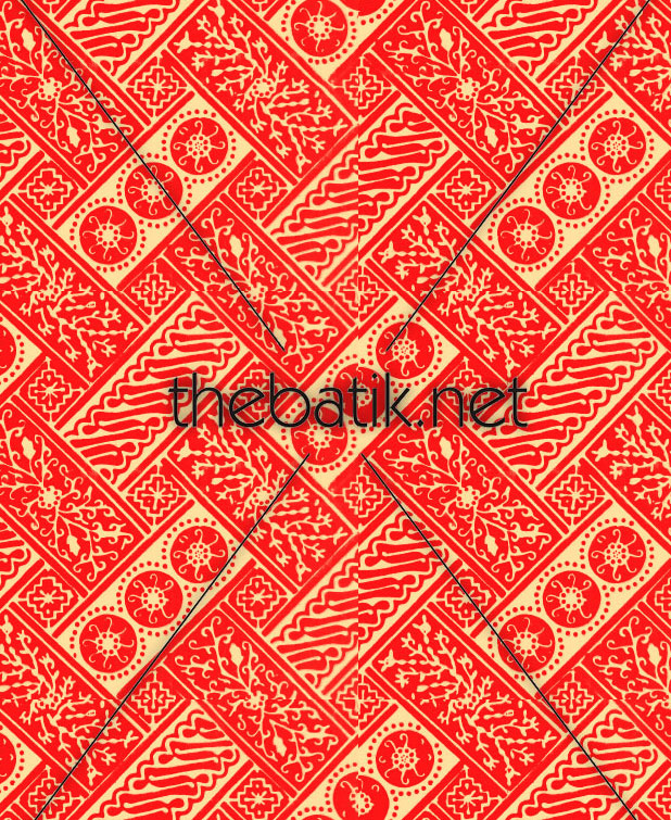 Tempat Pembuatan Batik dengan Desain Sendiri – Design Seragam Batik Custom 2 Warna : Merah, Kuning