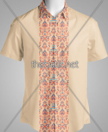 Tempat Pembuatan Batik dengan Desain Sendiri – Design Seragam Batik Custom 3 Warna : Merah, Biru, Krem