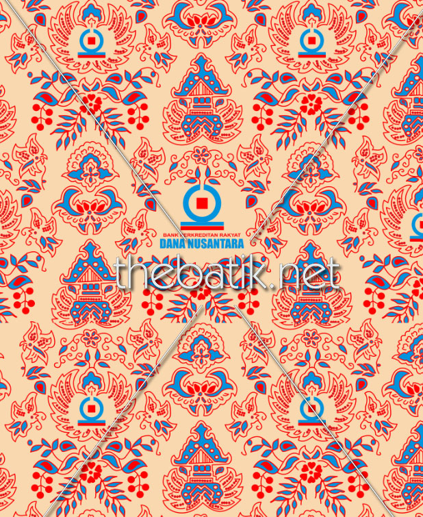 Tempat Pembuatan Batik dengan Desain Sendiri – Design Seragam Batik Custom 3 Warna : Merah, Biru, Krem