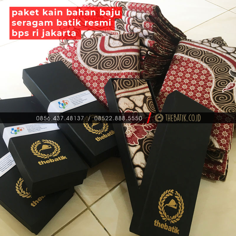 BPS RI Jakarta - Paket Kain Bahan Baju Seragam Batik Resmi