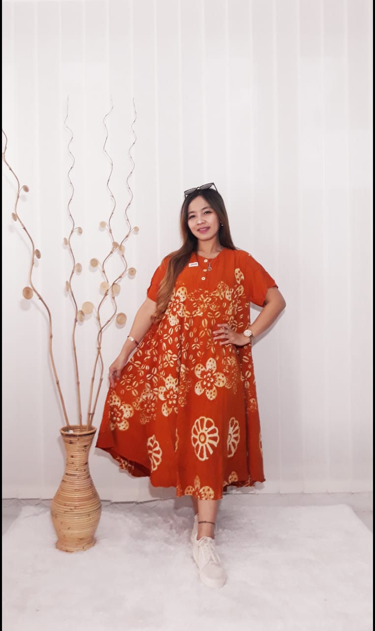 Baju Daster Batik Klok Payung Santung Rayon