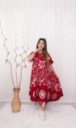 Baju Daster Batik Klok Payung Santung Rayon