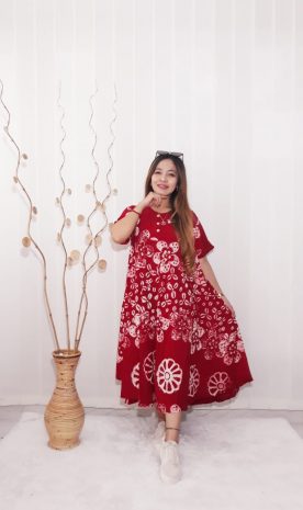 Baju Daster Batik Klok Payung Santung Rayon