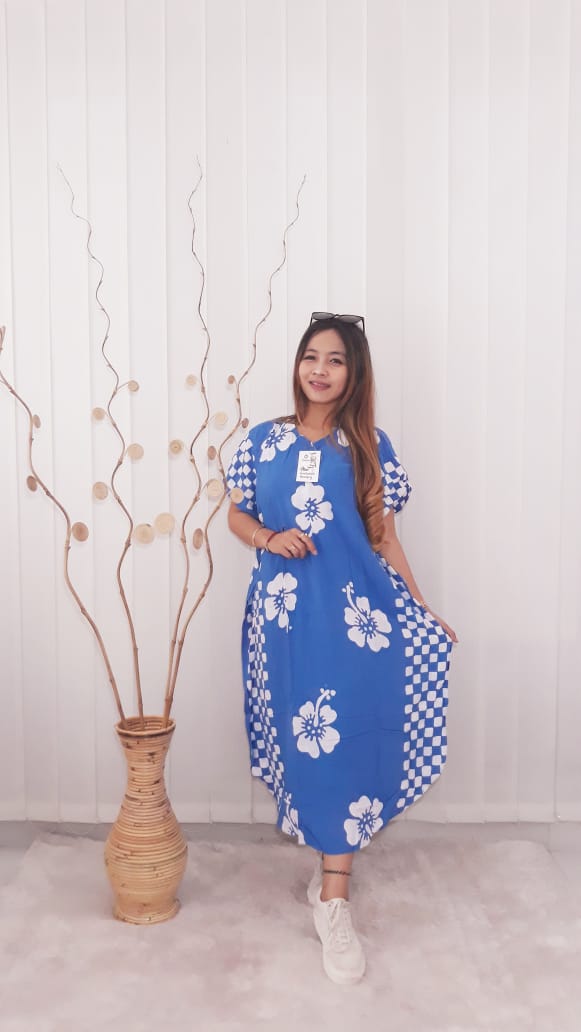 Baju Daster Batik Model Kelelawar Bahan Rayon Adem