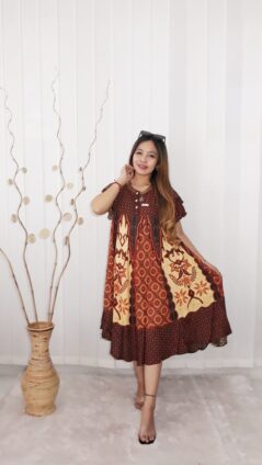Daster Batik Printing Murah Payung Klok Pendek