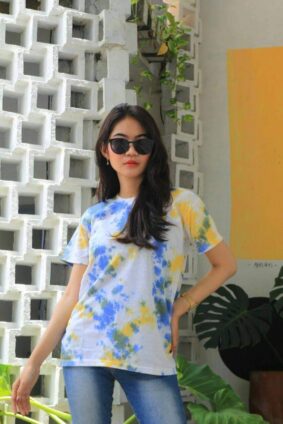 Kaos Premium Tie Dye T Shirt Oversize Polos Murah