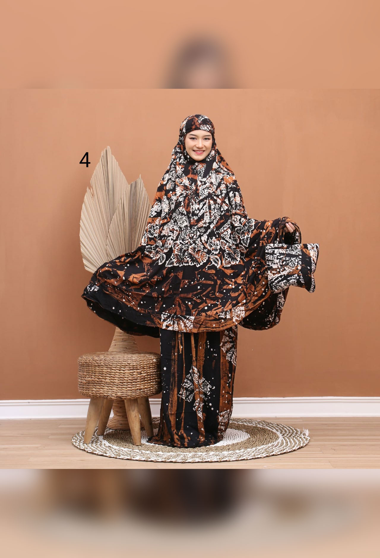 Hampers Mukena Batik Bahan Santung Rayon Samitex Jumbo Super