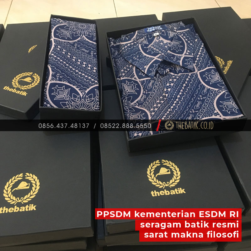 PPSDM Kementerian ESDM RI – Seragam Batik Resmi Sarat Makna Filosofi