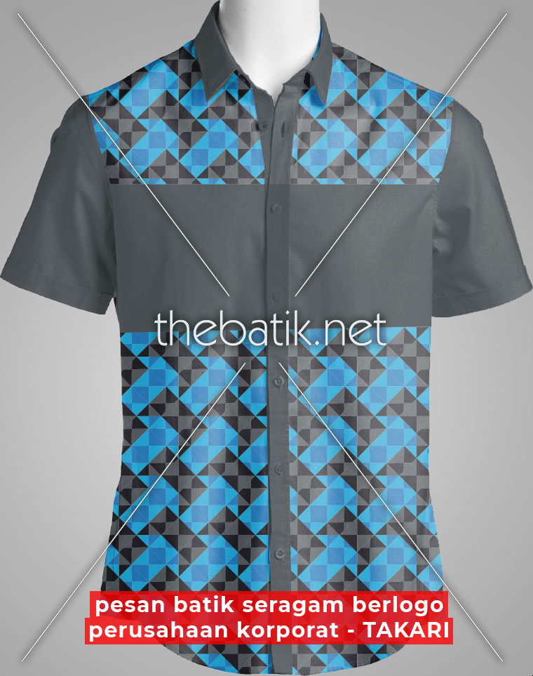 Pesan Batik Seragam Berlogo Perusahaan Korporat - TAKARI