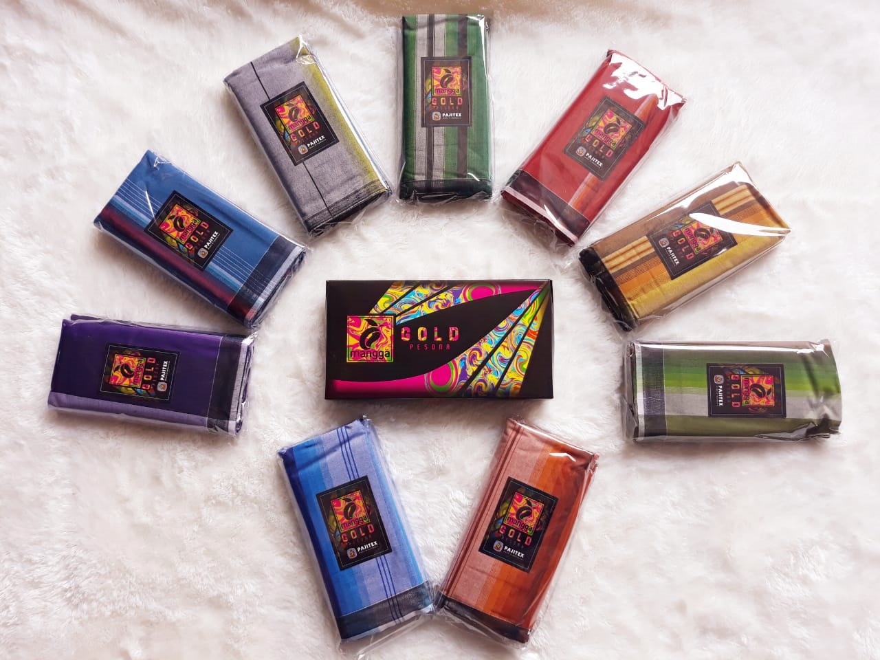 Sarung Solat Mangga Gold 100% Asli Diskon Harga Grosir Hampers