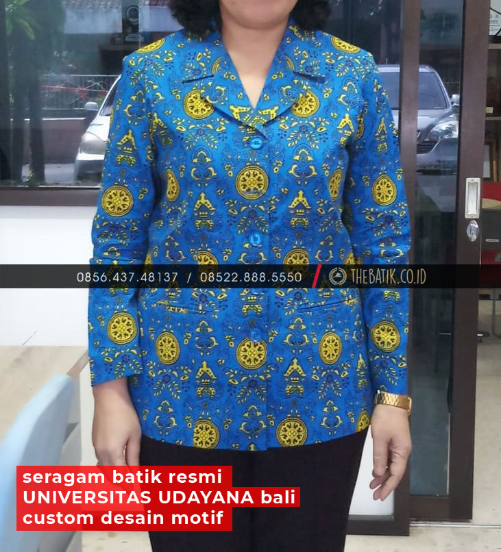 Seragam Batik Resmi UNIVERSITAS UDAYANA Bali Custom Desain Motif