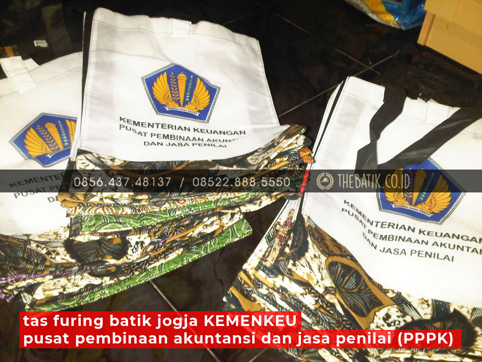 Tas Furing Batik Jogja KEMENKEU Pusat Pembinaan Akuntansi dan Jasa Penilai (PPPK)