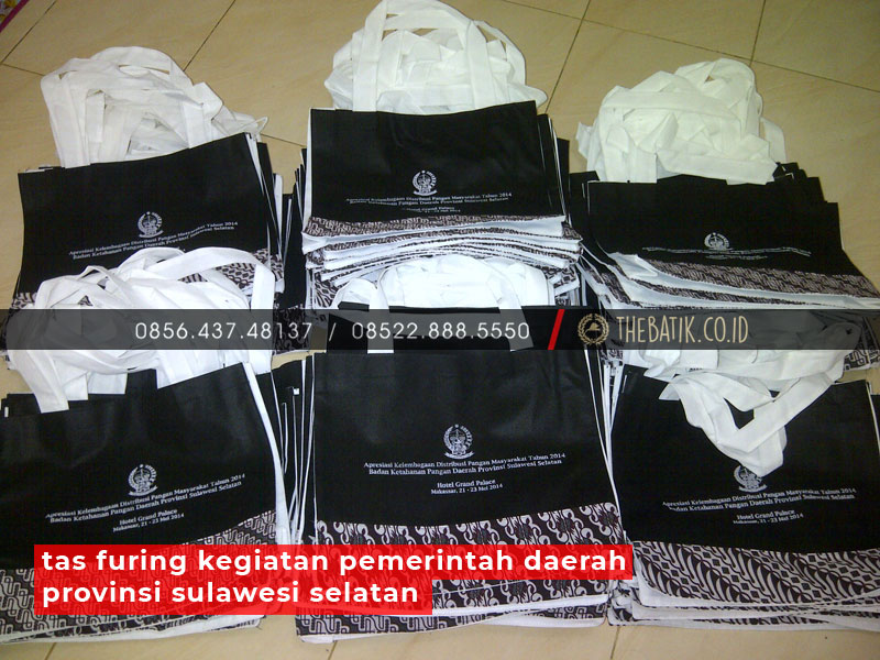 Tas Furing Batik Hitam Kegiatan Pemerintah Daerah Provinsi SULAWESI SELATAN