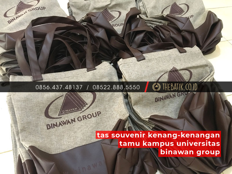 binawan group tas souvenir kenang-kenangan tamu kampus universitas