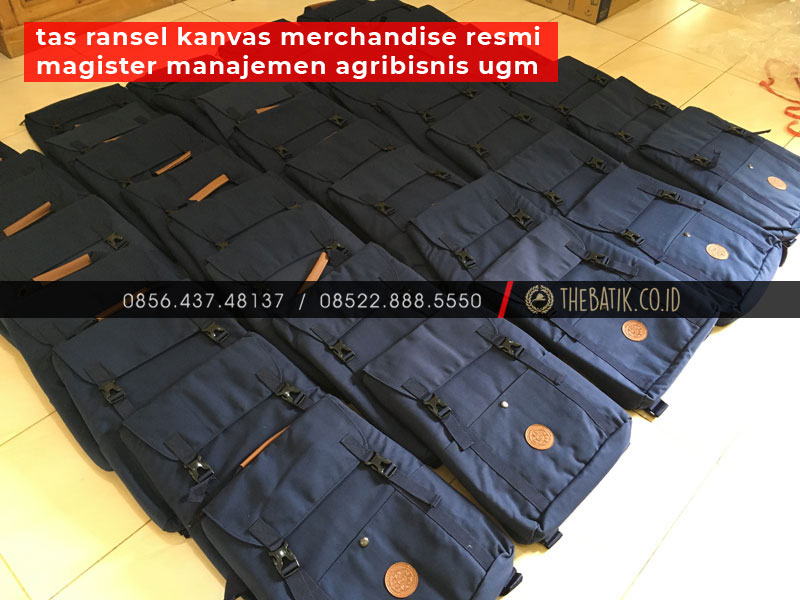 Tas Ransel Kanvas Merchandise Resmi Magister Manajemen Agribisnis UGM