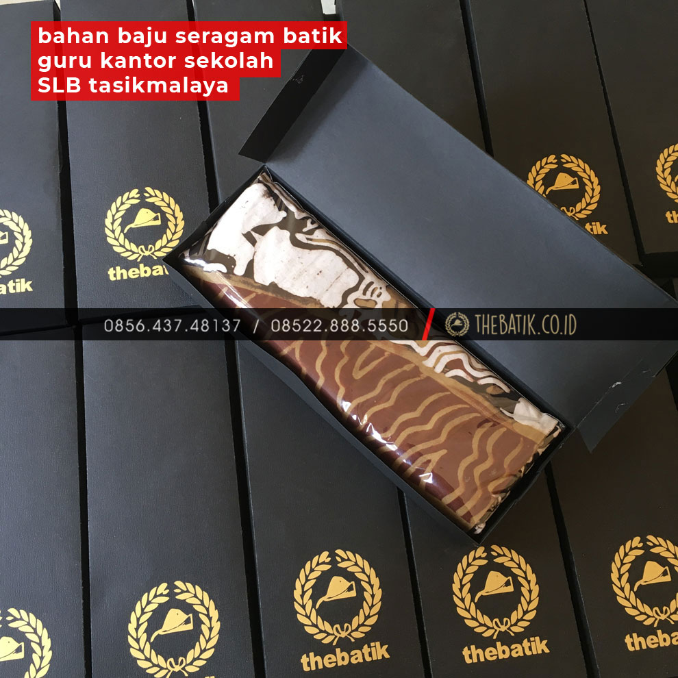 Bahan Baju Seragam Batik Guru Kantor Sekolah SLB TASIKMALAYA