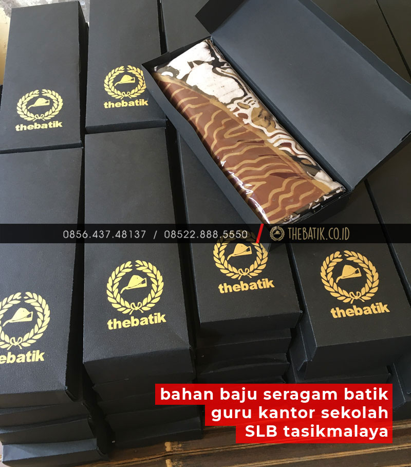 Bahan Baju Seragam Batik Guru Kantor Sekolah SLB TASIKMALAYA