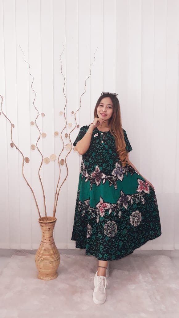 Baju Daster Batik Klok Payung Bahan Santung Super